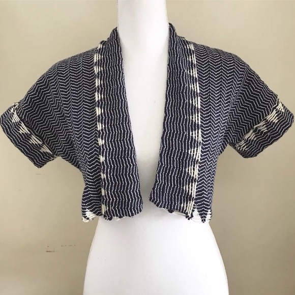 Anthropologie Sweaters - Anthropologie Knit Crop Cardigan Bolero Shrug